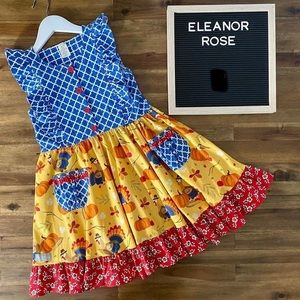 Eleanor Rose pumpkin dress. Absolutely adorable. Size 6